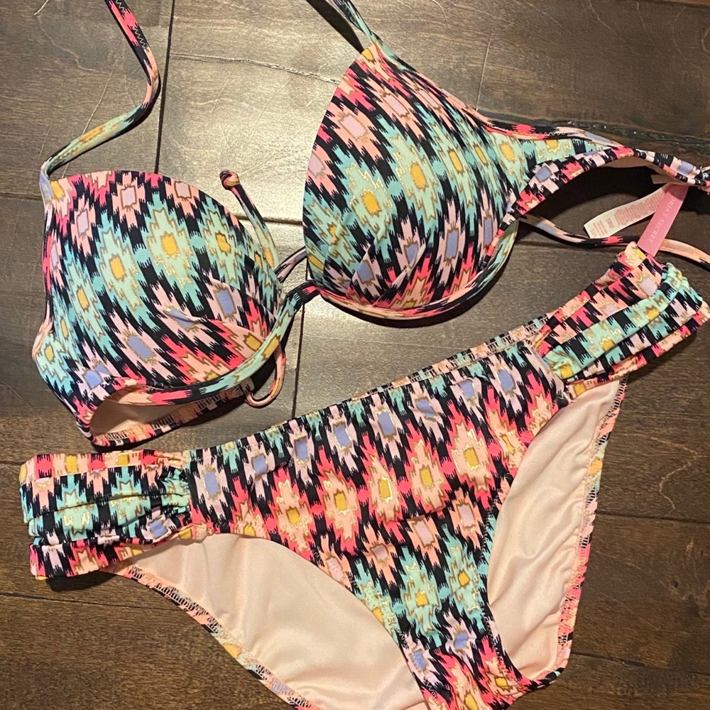 VS Swim Bikini Ikat print